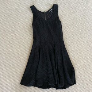 Express lacy skater dress